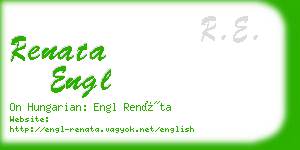 renata engl business card